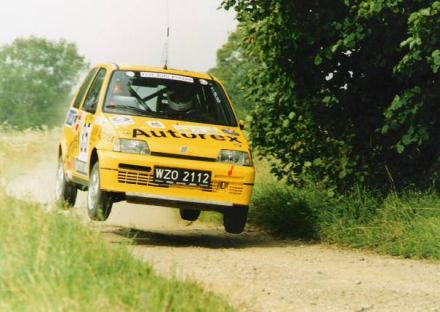 Jacek Sikora i Marek Kaczmarek - Fiat Cinquecento Sporting.